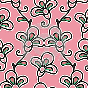 Abstract floral pattern