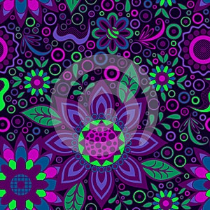 Abstract Floral Seamless Background