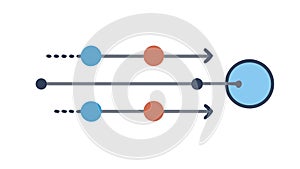 Abstract Flow Lines, Dynamic Connection Vector Art, vector design Generative AI