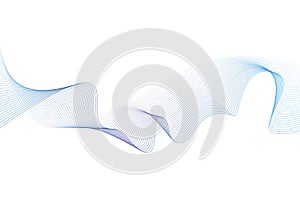 abstract flow wave lines background. Futuristic technology and science theme background