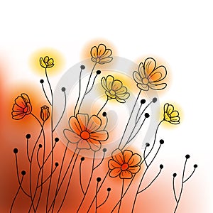 Abstract Flower Design