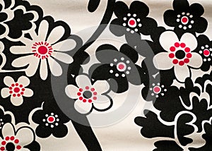 Abstract Flower Fabric Textile Pattern