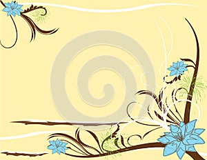 Abstract flower Illustration flower spring summer