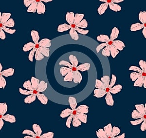 Abstract flower pattern  art floral nevi background photo
