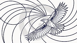 Abstract Flowing Arrows, Direction & Movement Elements. vector design Generative AI