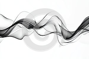 Abstract Black Waves