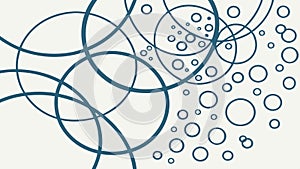 Abstract Flowing Circular Shapes Vector Illustration, Dynamic Pattern, vector design Generative AI
