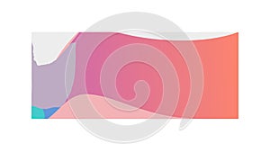 Abstract Flowing Color Palette: Dynamic Gradient Art, vector design Generative AI