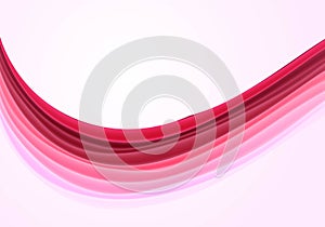 Abstract flowing colorful pink wave background