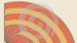 Abstract Flowing Curved Lines Pattern Background, vector design Generative AI