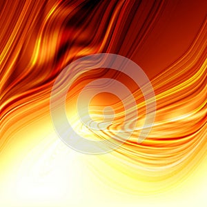 Abstract flowing fire background