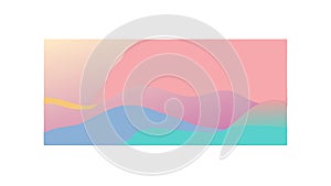 Abstract Flowing Gradient Waves Icon - Modern Art, Fluidity Backgrounds, vector design Generative AI