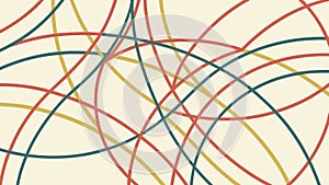 Abstract flowing lines, dynamic movement, modern artistic pattern, vector design Generative AI