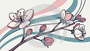 Abstract Flowing Lines Dynamic Pattern Design, vector design Generative AI
