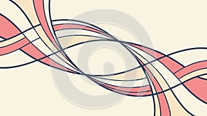 Abstract Flowing Lines and Dynamic Wave Patterns Design, vector design Generative AI