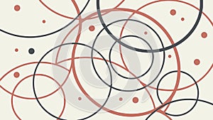 Abstract Flowing Lines Pattern, Modern, Dynamic, Art, vector design Generative AI