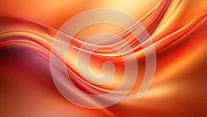 Abstract Orange Waves