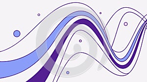 Abstract Flowing Waves, Dynamic Motion Vector Background, vector design Generative AI