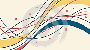Abstract Flowing Waves Pattern Vector, Dynamic Movement, vector design Generative AI
