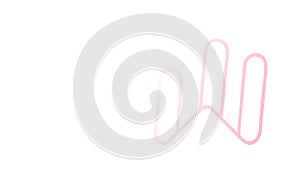 Abstract Flowing Waves Smooth Lines Dynamic Motion Graphic Element, vector design Generative AI