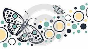 Abstract Flowing Wavy Lines, Fluid Motion Pattern, vector design Generative AI
