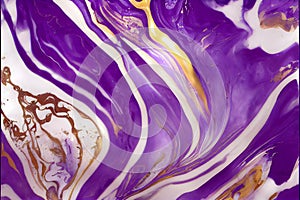 Abstract fluid art painting in alcohol ink technique.