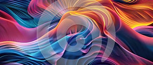 Abstract Fluid Art in Vibrant Hues