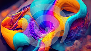 Abstract fluid background