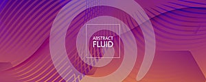 Abstract Fluid Background. 3d Dynamic Liquid.