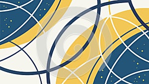 Abstract Fluid Geometric Pattern: Dynamic Waves and Modern Connectivity, vector design Generative AI