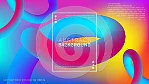 Abstract fluid gradient background