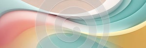 Abstract fluid gradient background with smooth. Generative Ai