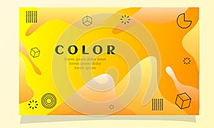 abstract fluid gradient color background vector design for landing page web background