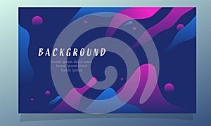 abstract fluid gradient color background vector design for landing page web background