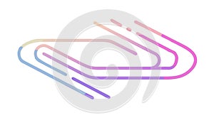 Abstract Fluid Parallel Wavy Lines Gradient, vector design Generative AI