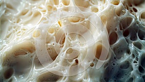 Abstract Fluid Patterns with Swirling Creamy Textures, generative ai