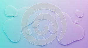 Abstract Fluid Shapes Gradient Background