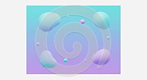 Abstract Fluid Shapes Gradient Background