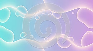 Abstract Fluid Shapes Gradient Background