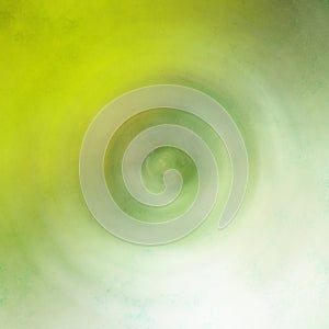 Abstract fluid swirl or vortex of nature yellow green messy shape spiral liquid twist. Magic spiral illusion in digital illustrati