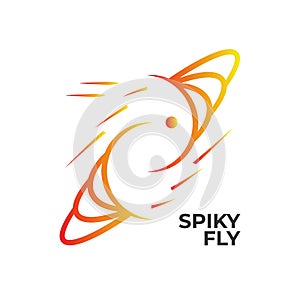 Abstract fly logo