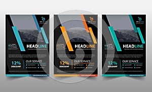 Abstract flyer annual report Brochure design template vector. Business Flyers infographic magazine poster.Abstract layout template