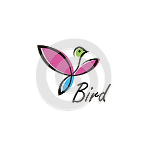 Flying bird icon