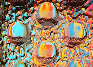 Abstract Foil Polarized