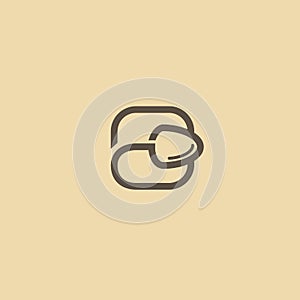 Abstract food logo icon vector design. Recipe, cooking, course, cafe, restaurant, fast food vector logo. Editable design. Cutlery