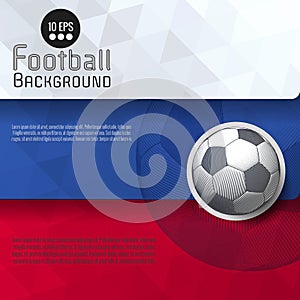 Abstract football graphic template BG
