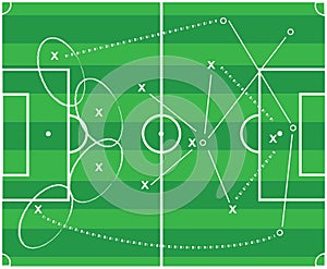 Football tactic photo