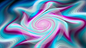 Abstract fractal 3d gnarly swirl transformation 2