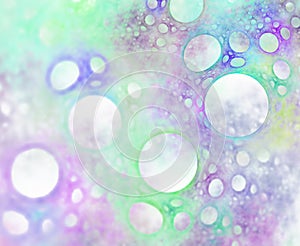 Abstract fractal background with bubbles or foam closeup texture