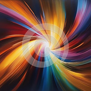 abstract fractal background, computer generated image colorful digital art